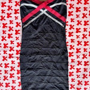 Dots Elegant Black bodycon Women's Dress